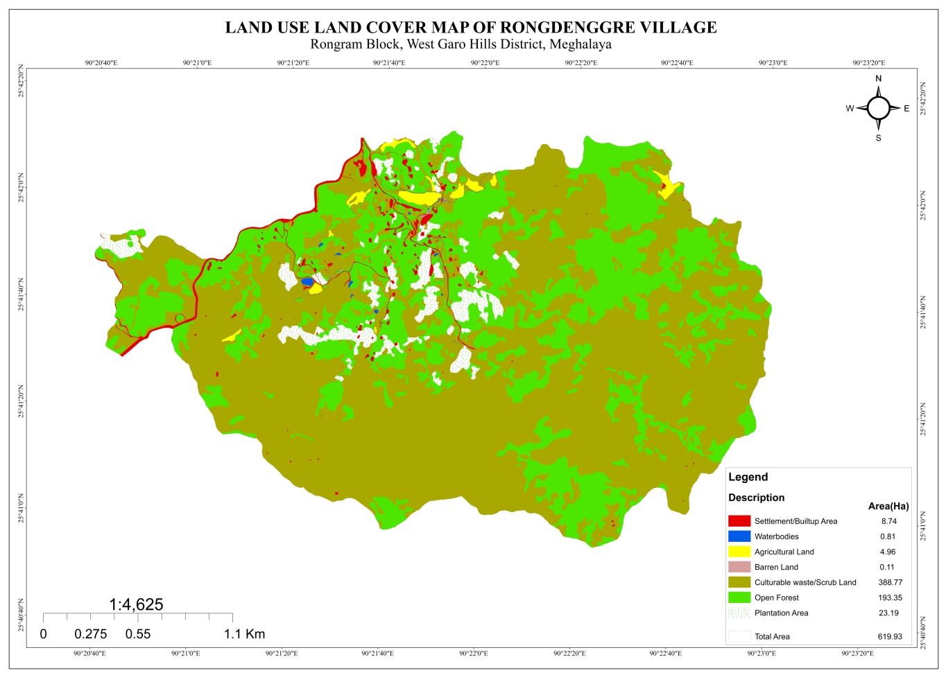 E:\Village Report 2021\Rongdenggre\RONDENGGRE LULC.jpg